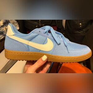 Nike Field General Light Blue and Cream Sneakers